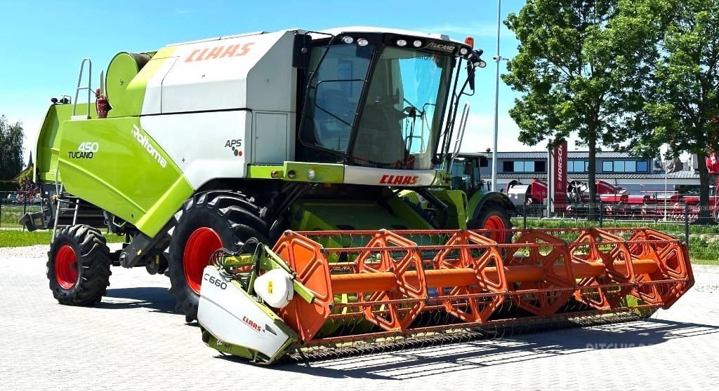 CLAAS Tucano 450 Derliaus nuėmimo kombainai