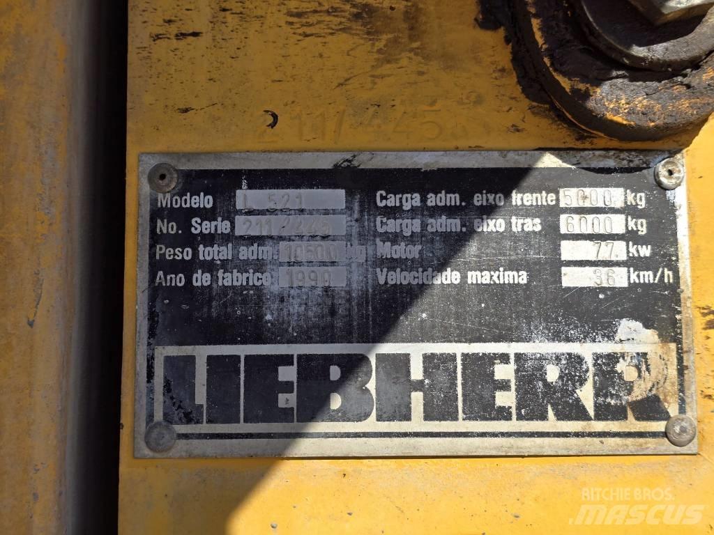 Liebherr L521 Naudoti ratiniai krautuvai