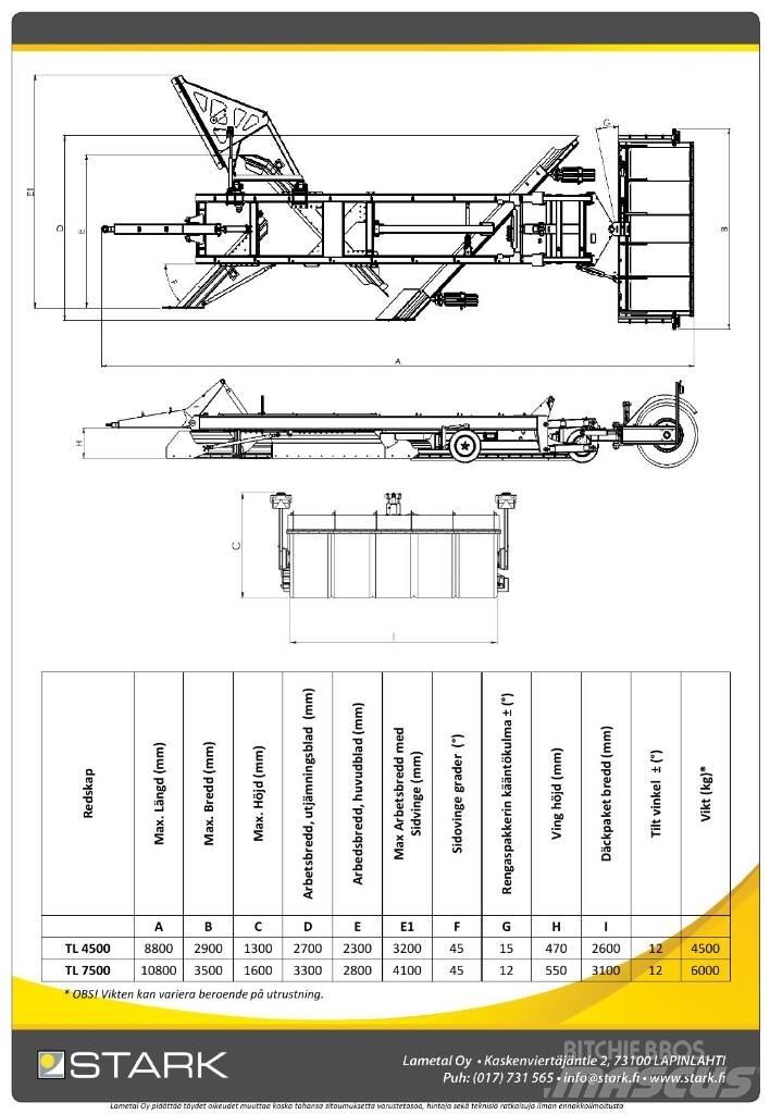 Stark TL7500 Greideriai