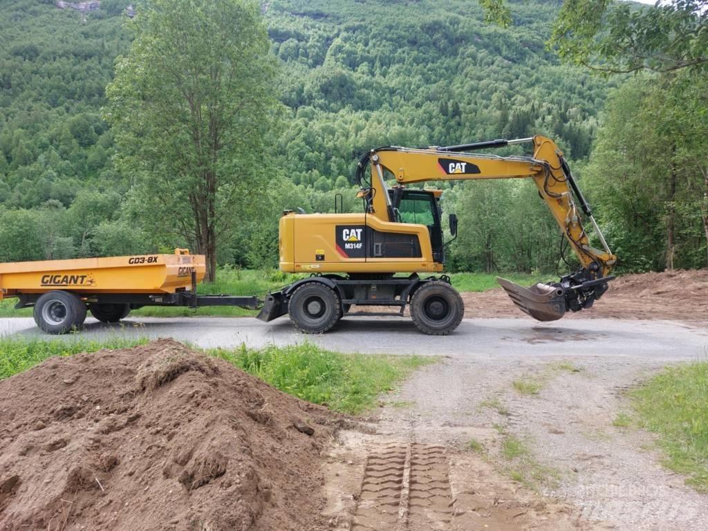 CAT M 314 F Ratiniai ekskavatoriai