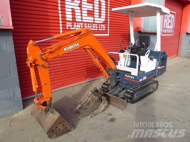 Kubota KX 36 Mini ekskavatoriai < 7 t