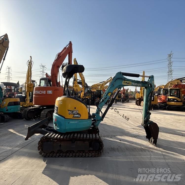 Kubota 30 Vikšriniai ekskavatoriai