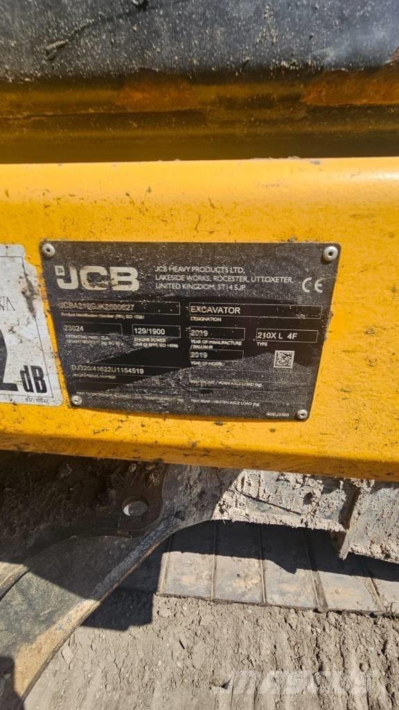 JCB 210 Vikšriniai ekskavatoriai