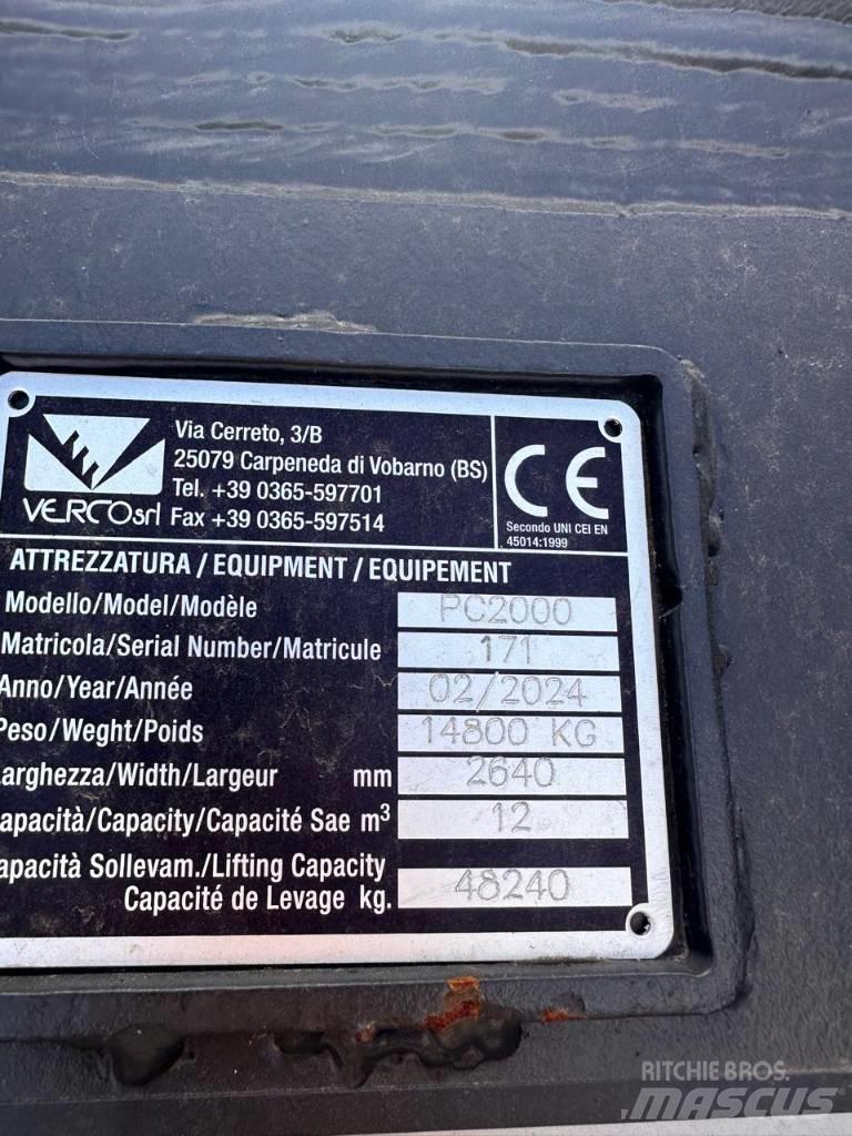  VERCO PC2000 Atrinkimo kaušai
