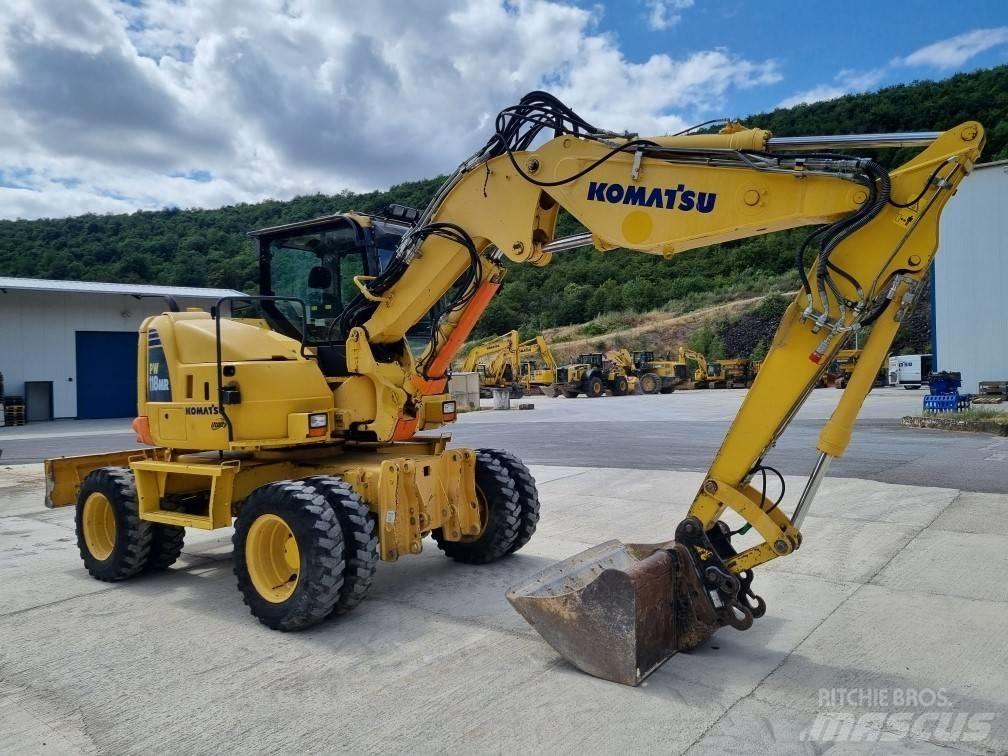 Komatsu PW 118 MR-8 Ratiniai ekskavatoriai