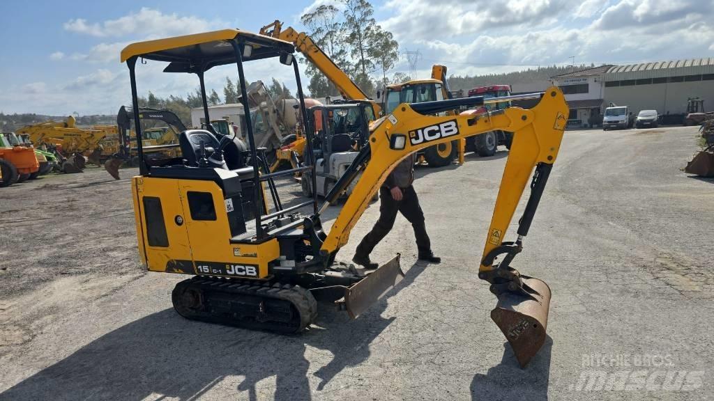 JCB 15 C-1 Mini ekskavatoriai < 7 t