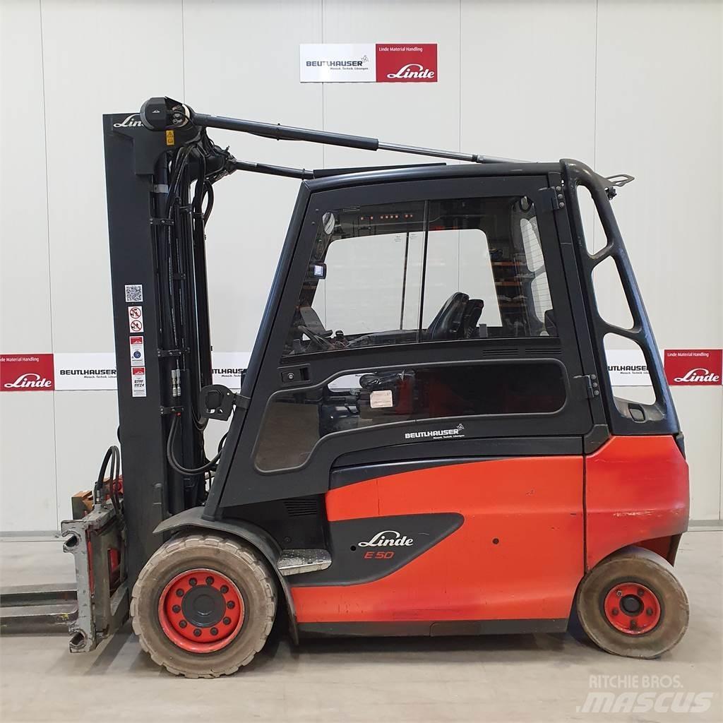Linde E50/600HL Elektriniai šakiniai krautuvai