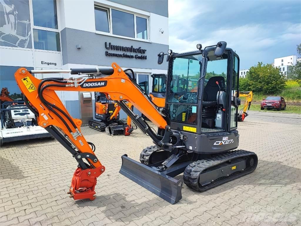 Doosan DX27z Mini ekskavatoriai < 7 t