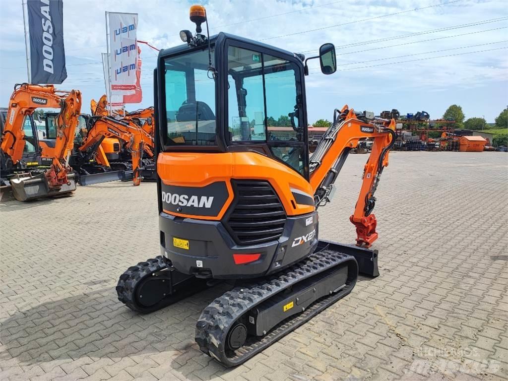 Doosan DX27z Mini ekskavatoriai < 7 t