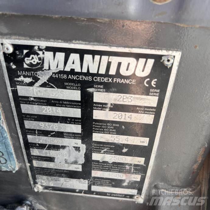 Manitou MT 625 Teleskopiniai krautuvai