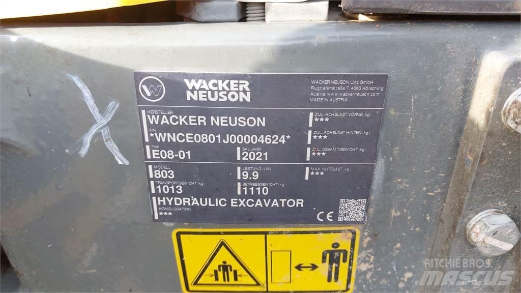 Wacker Neuson 803 Vikšriniai ekskavatoriai