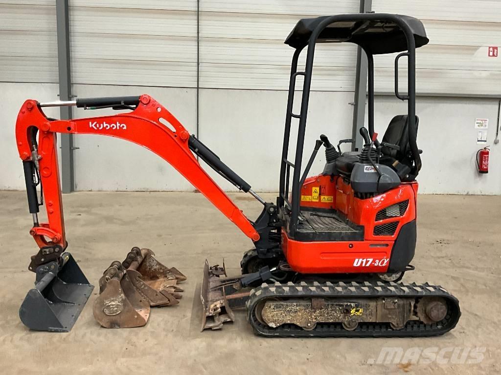 Kubota U 17-3 A Mini ekskavatoriai < 7 t