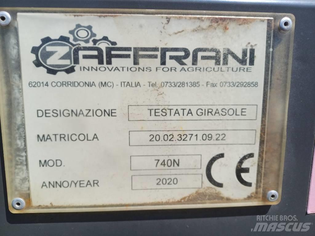  Zaffrani 740N Derliaus nuėmimo kombainų galvos