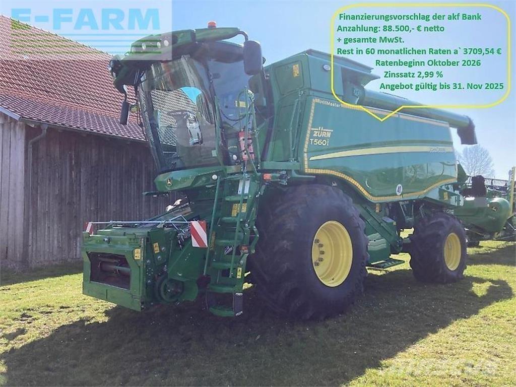 John Deere t560 hm Derliaus nuėmimo kombainai