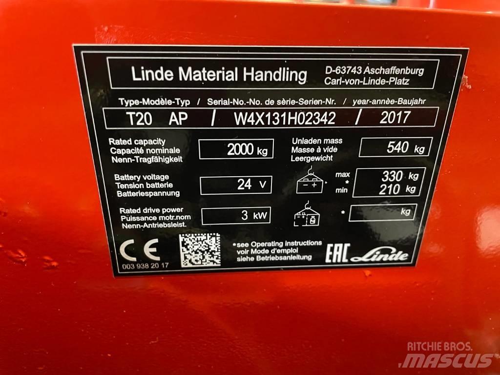 Linde T 20 Mažų aukščių keltuvai