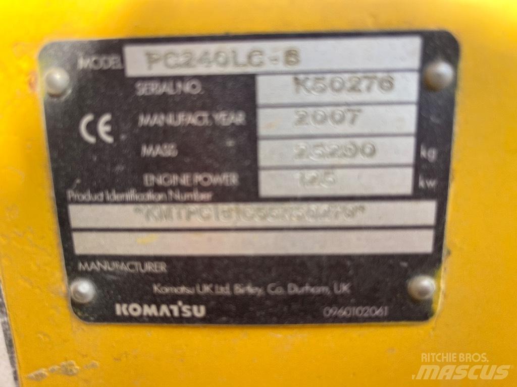Volvo Pc240-7 Vikšriniai ekskavatoriai