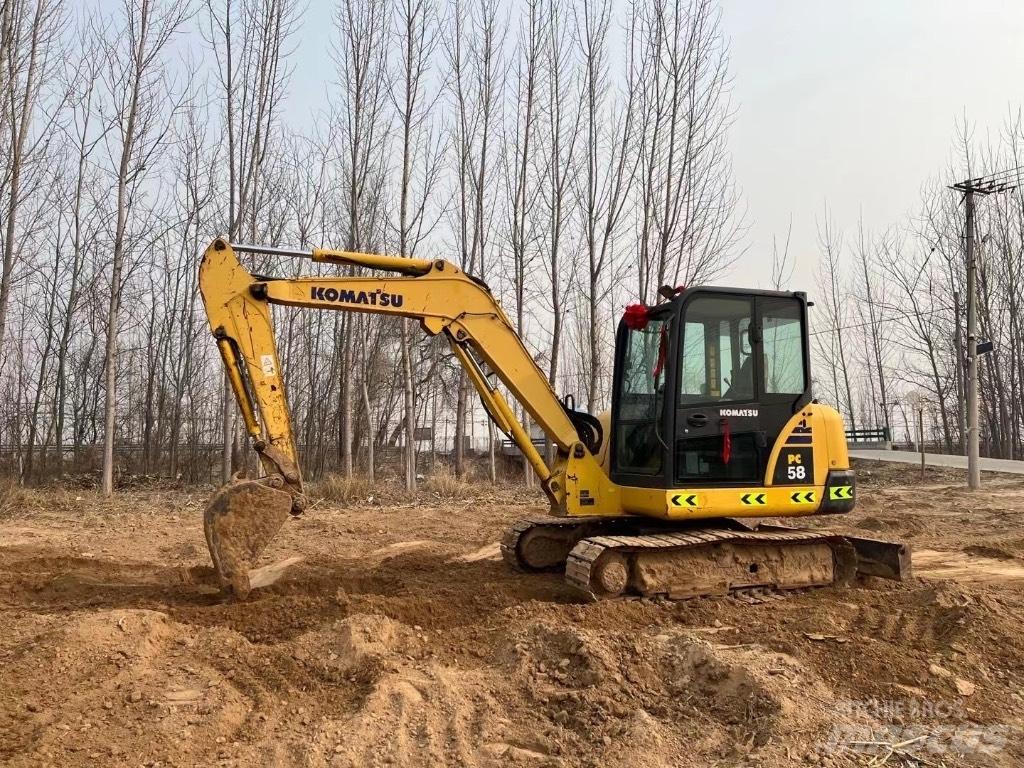 Komatsu PC58 Vidutinės galios ekskavatoriai 7-12 t