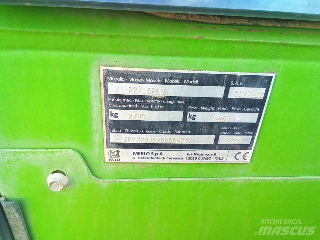 Merlo P 27.6 Plus Teleskopiniai krautuvai