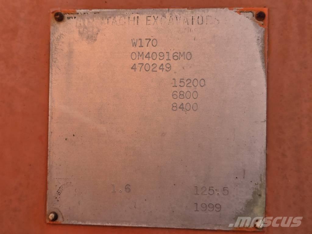 Fiat-Hitachi W170 Naudoti ratiniai krautuvai