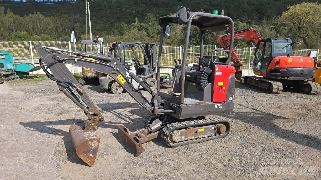 Volvo EC 18 Mini ekskavatoriai < 7 t