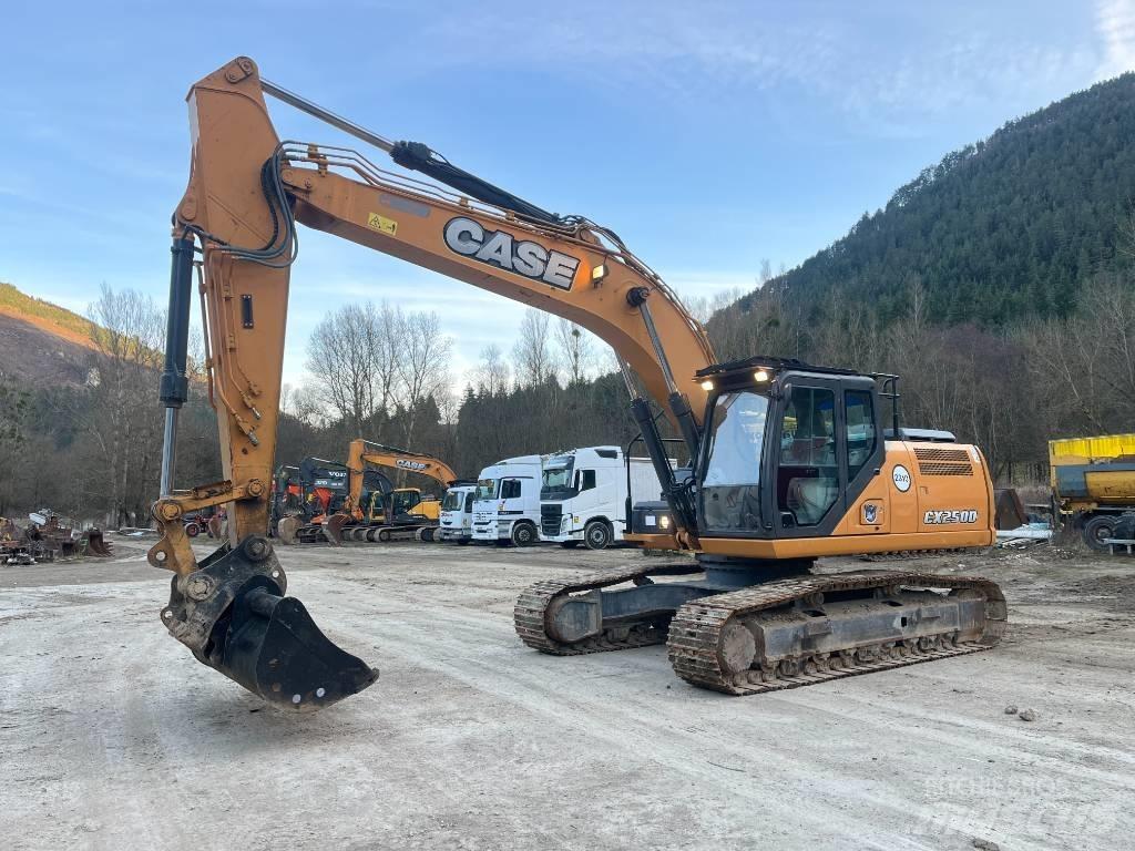 CASE CX 250 D Vikšriniai ekskavatoriai