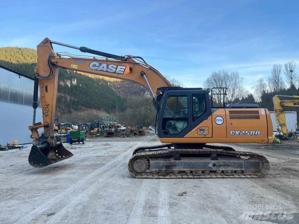 CASE CX 250 D Vikšriniai ekskavatoriai