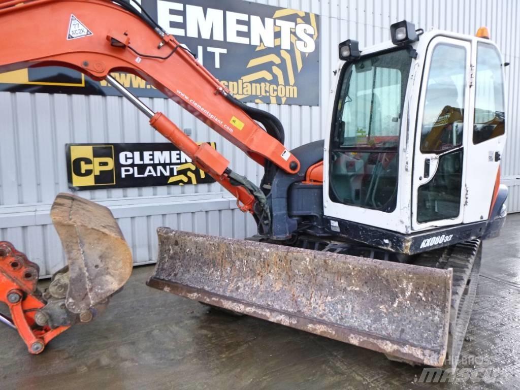 Kubota KX 080-3 A Vidutinės galios ekskavatoriai 7-12 t