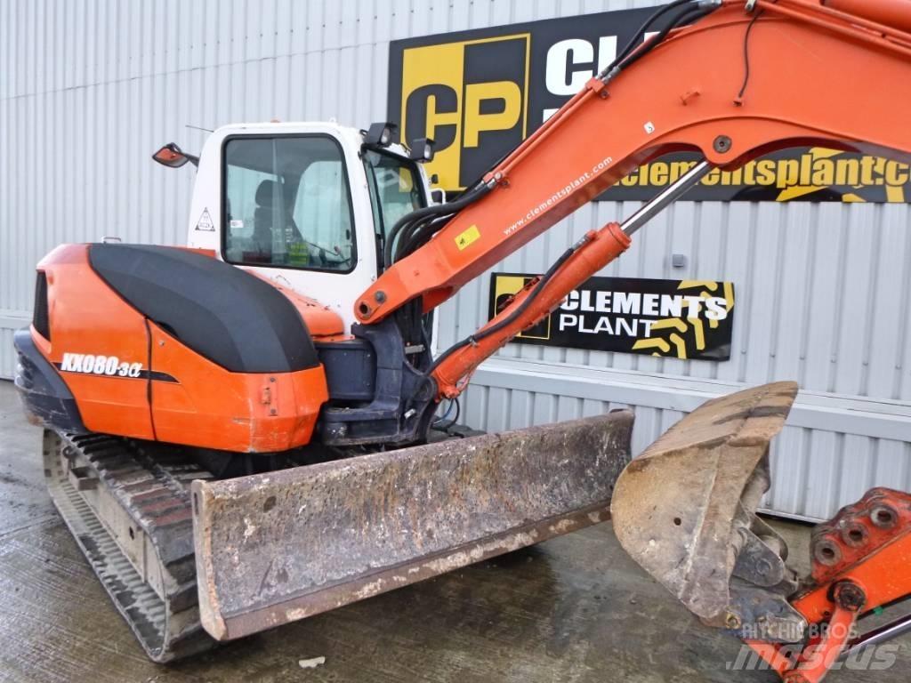 Kubota KX 080-3 A Vidutinės galios ekskavatoriai 7-12 t