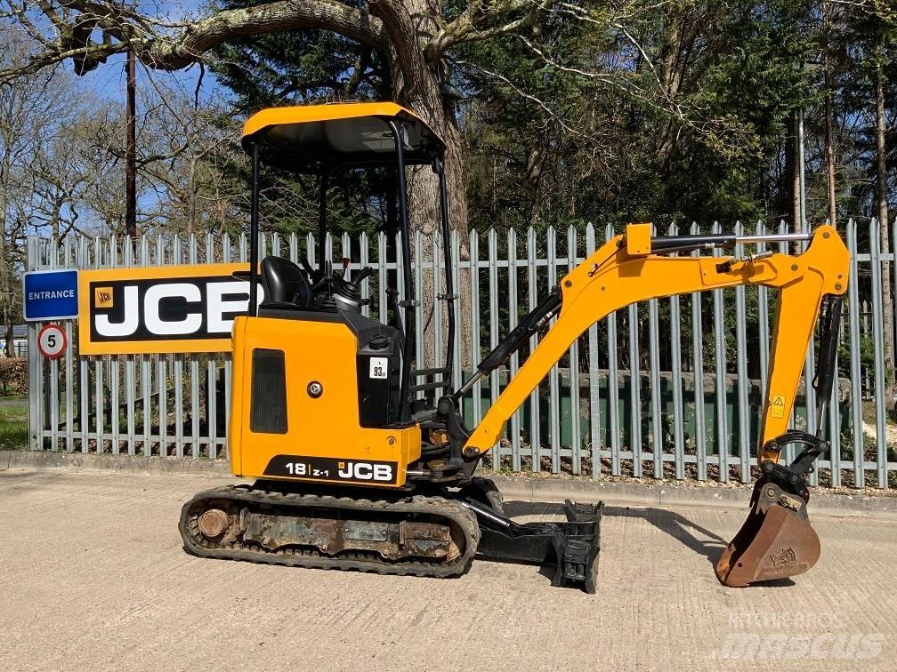 JCB 18Z-1 Mini ekskavatoriai < 7 t