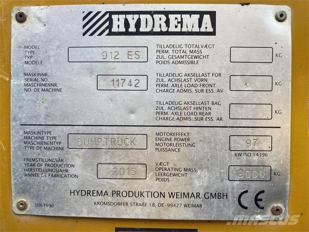 Hydrema 912ES Statybiniai savivarčiai sunkvežimiai