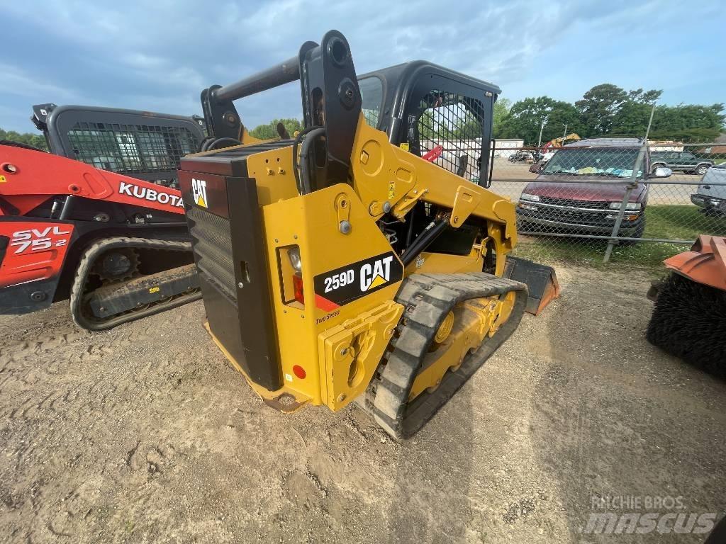 CAT 259 D Krautuvai su šoniniu pasukimu