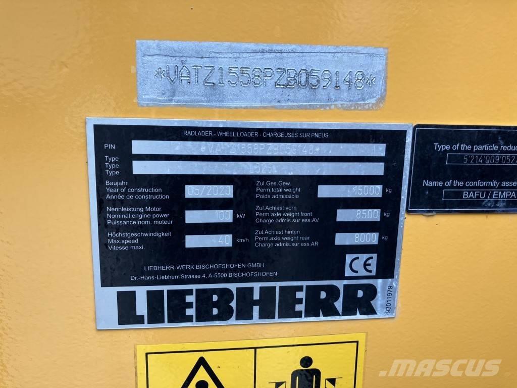 Liebherr L 526 Naudoti ratiniai krautuvai