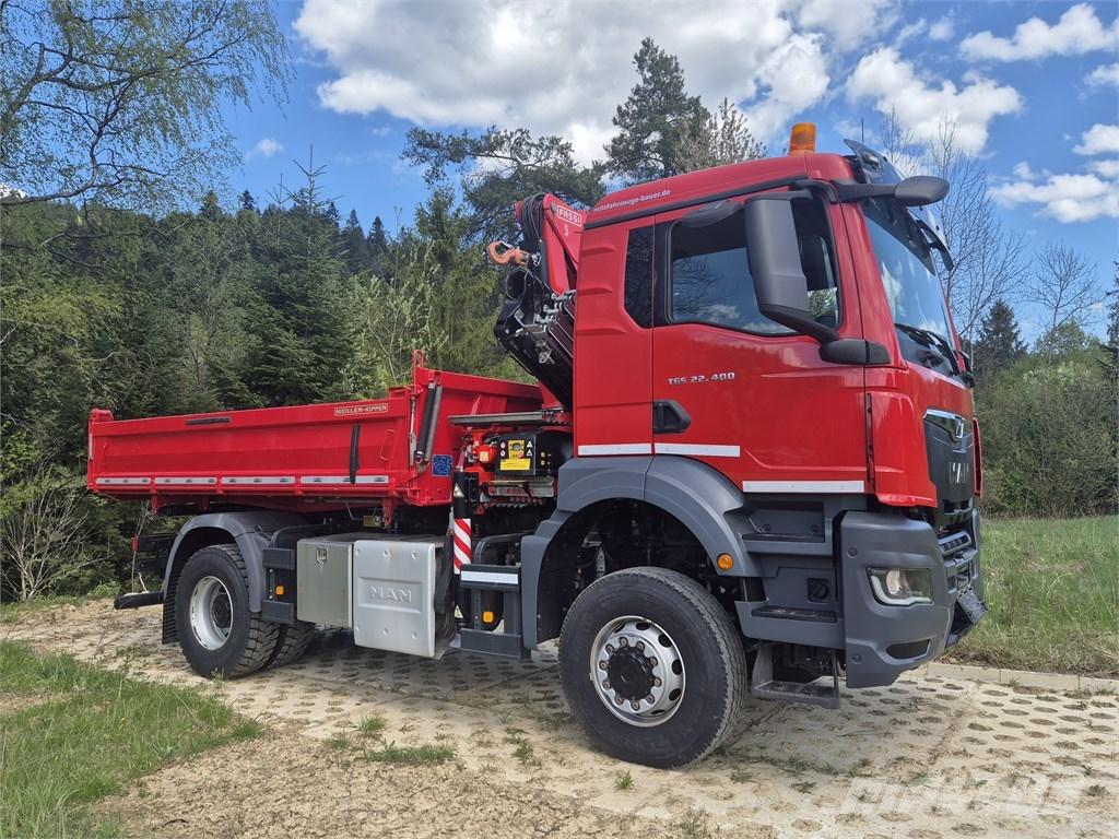 MAN TGS 22.400 Savivarčių priekabų vilkikai