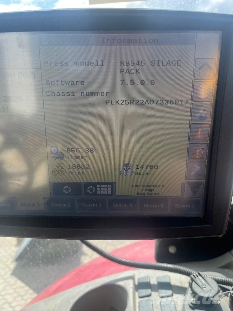 Case IH RB 545 Ritinių presai