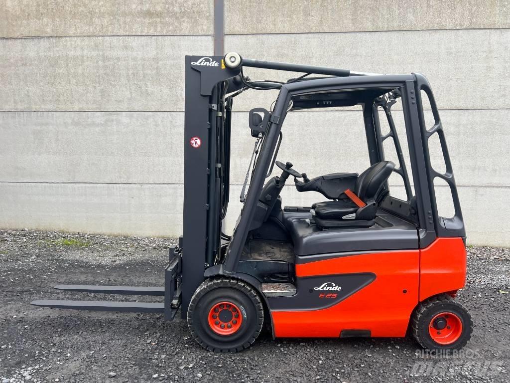 Linde E25-01 Elektriniai šakiniai krautuvai