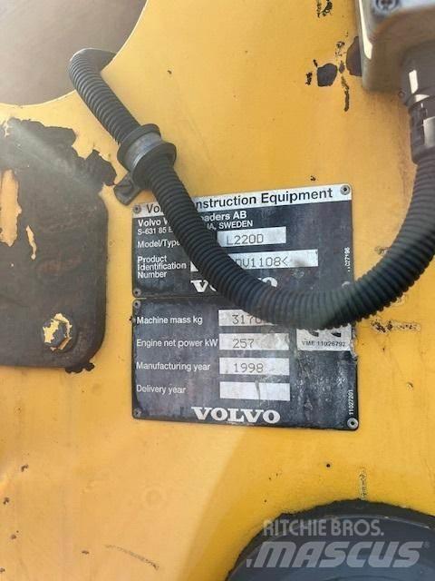 Volvo L220D Naudoti ratiniai krautuvai