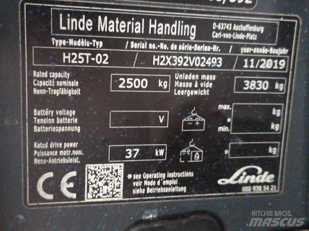 Linde H25T-02 Elektriniai šakiniai krautuvai