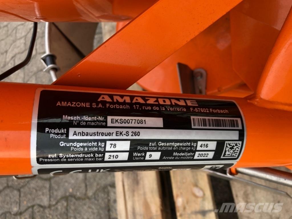 Amazone EKS 260 Smėlio ir druskos barstytuvai