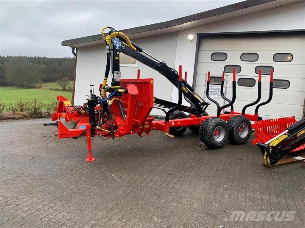  8.5to Rückewagen Miško pjovimo technika