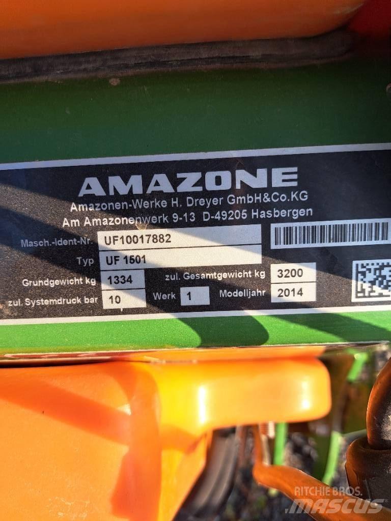 Amazone UF 1501 Įmontuoti purkštuvai