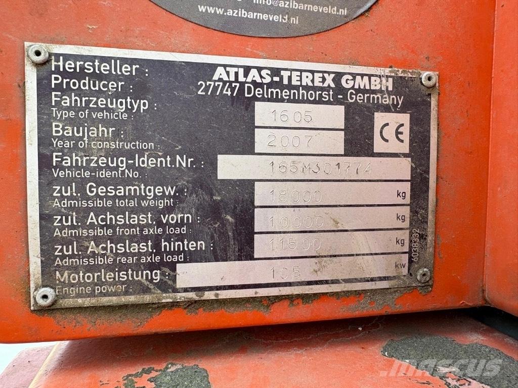 Atlas 1605 M Ratiniai ekskavatoriai