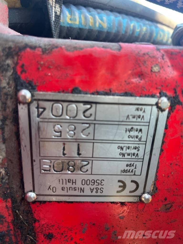 Nisula 280E Griebtuvai