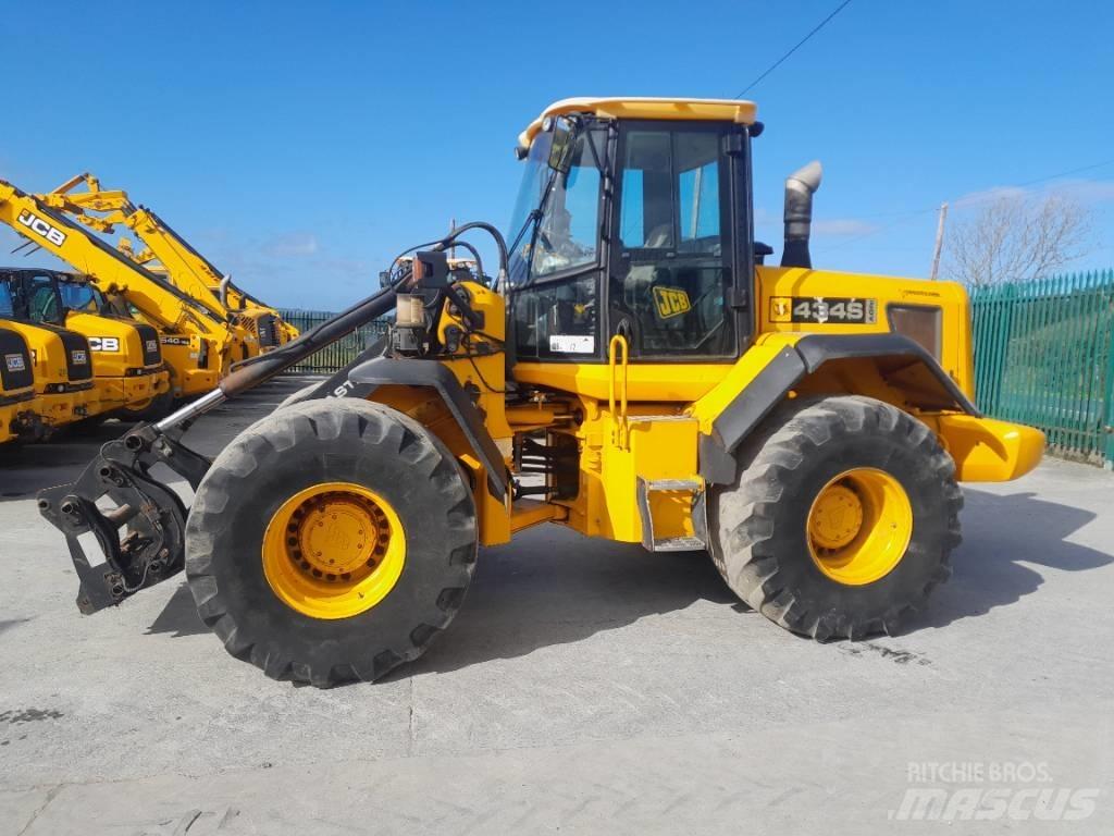 JCB 434S Naudoti ratiniai krautuvai
