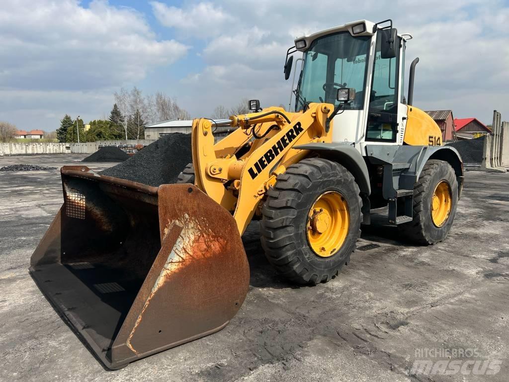 Liebherr L 514 Naudoti ratiniai krautuvai