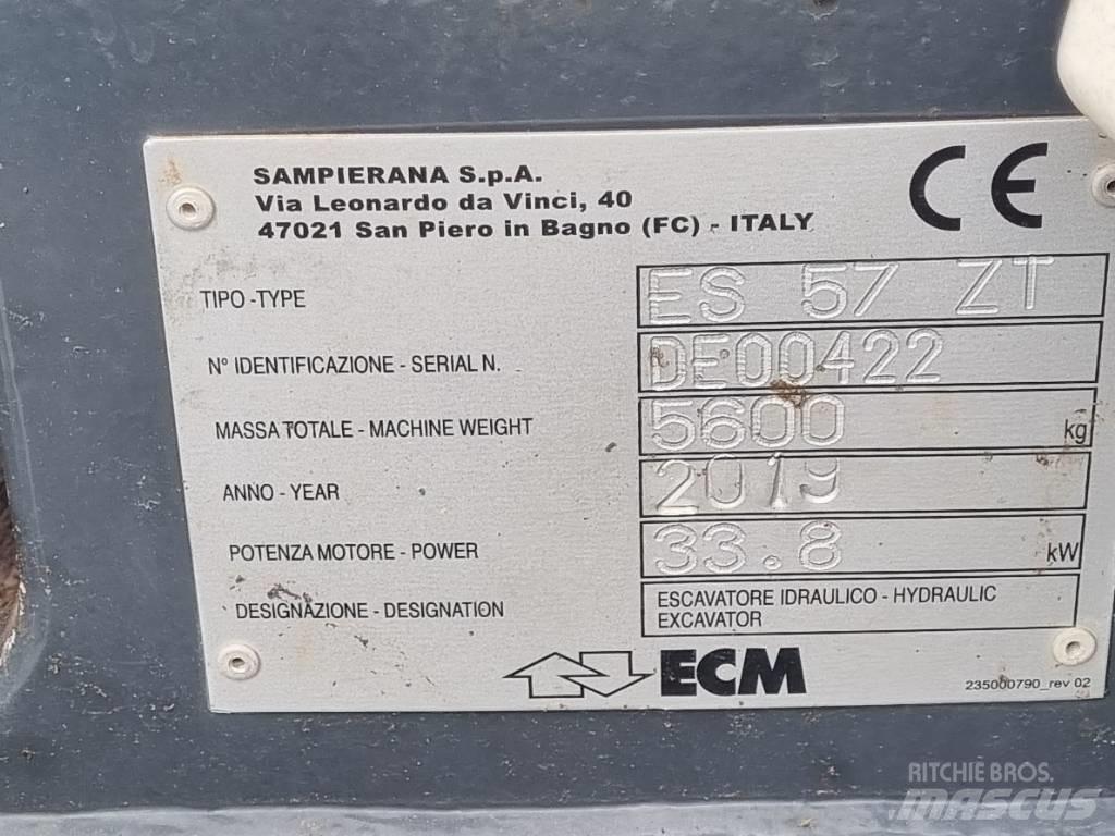 ECM ES 57 ZT Mini ekskavatoriai < 7 t