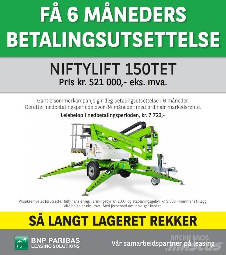 Niftylift 150TET Ant priekabų montuojamos kėlimo platformos