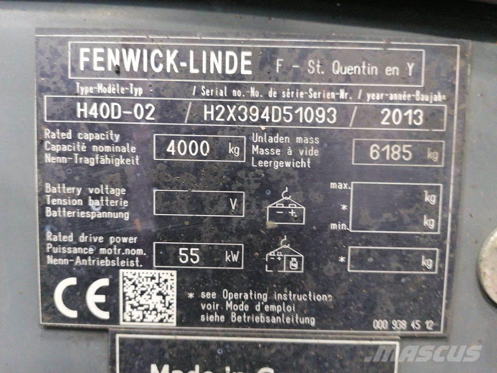 Linde H40D-02 Dyzeliniai krautuvai