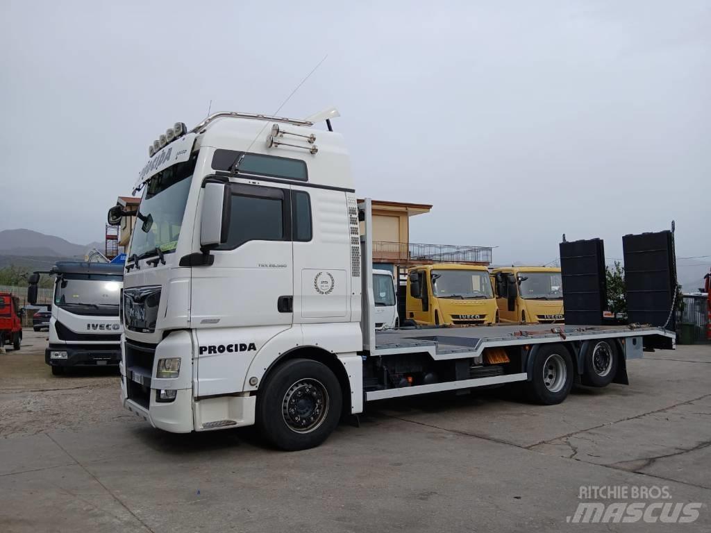 MAN TGX 26.560 Platforminiai/Gerviniai sunkvežimiai