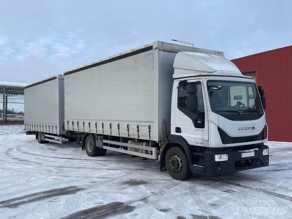 Iveco 140E 28 Sunkvežimiai su dengtu kėbulu
