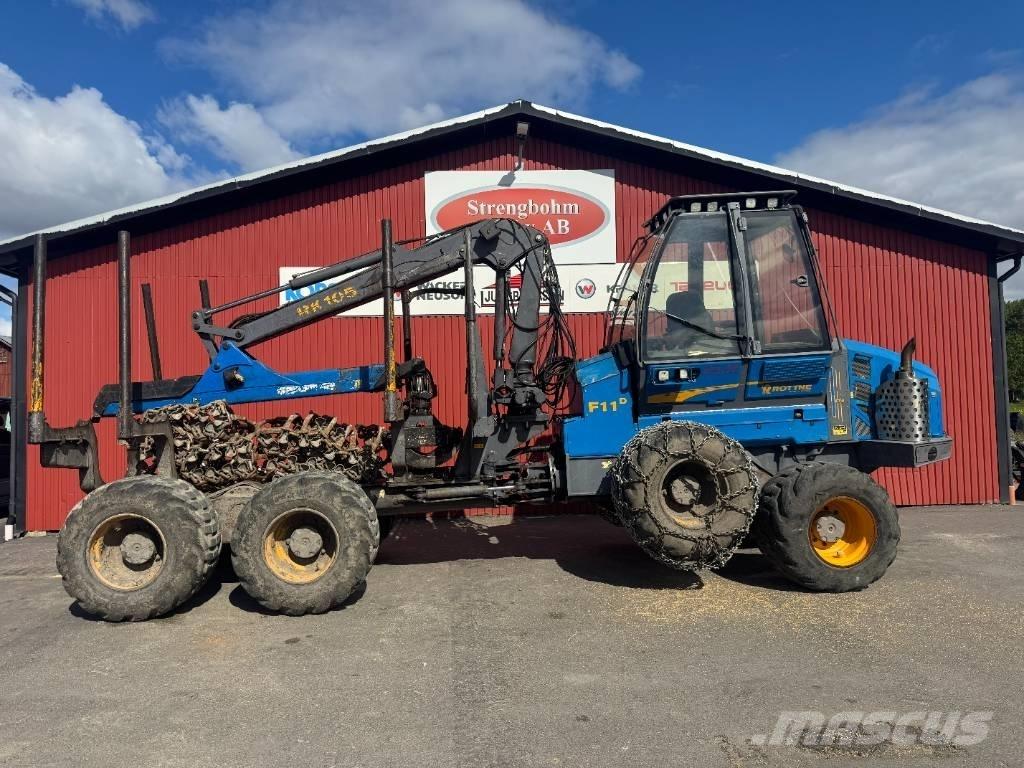 Rottne F11D Naudoti miškovežiai (Forvarderiai)